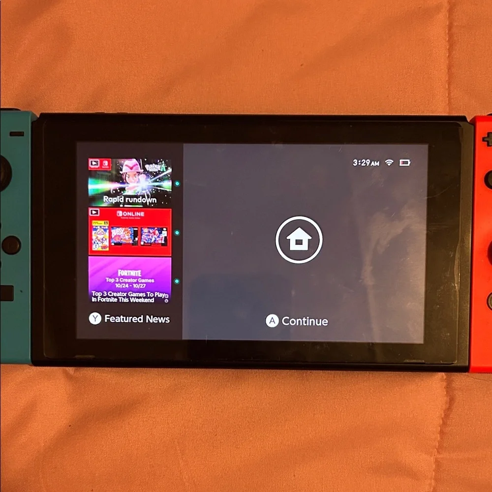 Nintendo Handheld Console - Blue and Red